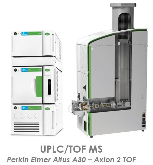 L’appareil UPLC/TOF-MS permet l’identification et le dosage d’une large gamme de composés semi volatils et organiques
